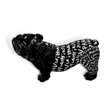 Objects & sculptures Black bulldog LV by Cobra Art