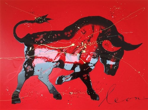 Toro Velocidad painting Leon Bosboom